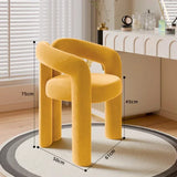Richome Dressing Chair Makeup Flannel Stool Luxury Comfortable Chair for Dressing Table Livingroom Clothing Store Modern Design