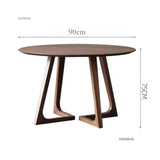 Modern Dining Tables Solid Wood Round Table Organizer Library Center Round Table Desk Nordic Living Room Home Furniturex