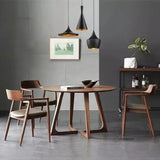 Modern Dining Tables Solid Wood Round Table Organizer Library Center Round Table Desk Nordic Living Room Home Furniturex