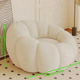 Creative Pumpkin Shape Single Lazy Sofa Bedroom Balcony Living Room Lounge Chair Detachable Washable Living Room Furniture