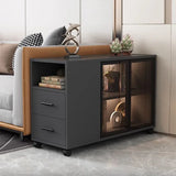 Transparent Beauty Living Room Cabinets Portability Handles Simple Storage Cabinet Display Cabinet Modern Vitrina Home Furniture