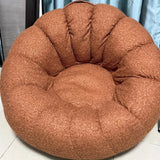 Creative Pumpkin Shape Single Lazy Sofa Bedroom Balcony Living Room Lounge Chair Detachable Washable Living Room Furniture