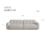 Waterproof Modern Living Room Sofas Luxury Nordic Corner Reclining Sofa Relaxing Elegant Chaises De Salon Furniture Decoration