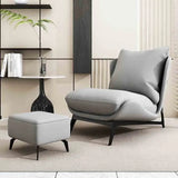 Upholstered Single Sofa Lounge Leisure Armless Lazy Chair Comfy Accent Chair for Living Room Bedroom Reading Room Recliner