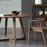 Modern Dining Tables Solid Wood Round Table Organizer Library Center Round Table Desk Nordic Living Room Home Furniturex