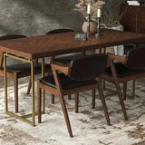 Unique Kitchen Dining Table Chairs Rectangular Nordic Living Room Tables Restaurant Modern Big Mesas De Jantar Home Furniture