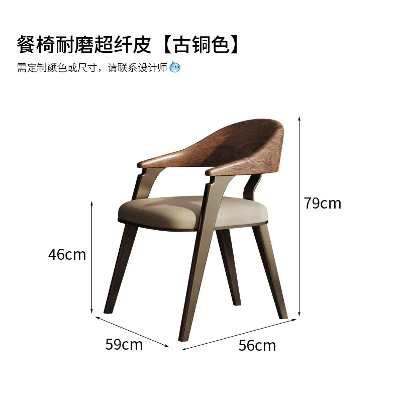 Designer Kitchen Dining Chairs Nordic Luxury Living Room Mobile Dining Chair Restaurant Modern Sedie Da Pranzo Home Furniture