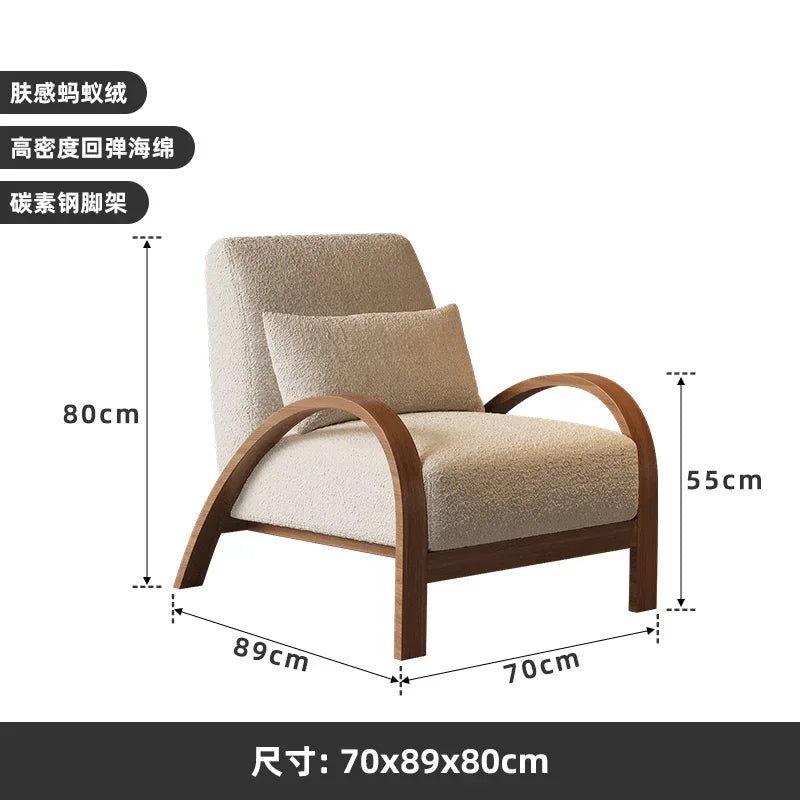 Lounge Vanity Living Room Chair Makeup Office Nordic Vanity Chairs Gaming Arm Fishin Designer Wood Sillon Postmodern Furniture