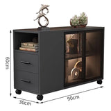 Transparent Beauty Living Room Cabinets Portability Handles Simple Storage Cabinet Display Cabinet Modern Vitrina Home Furniture