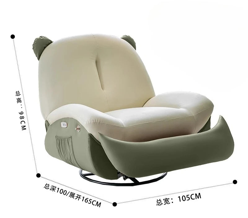 Electric Single Sofa Massage Rocking Chair Cream Wind Living Room Intelligent Leisure Lazy Sofa Can Sleep Chaise Lounge Sofa