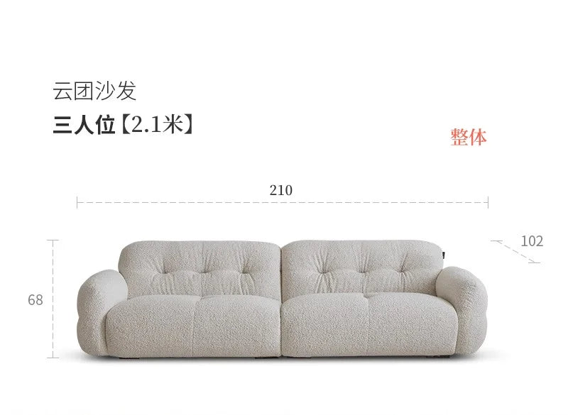 Waterproof Modern Living Room Sofas Luxury Nordic Corner Reclining Sofa Relaxing Elegant Chaises De Salon Furniture Decoration