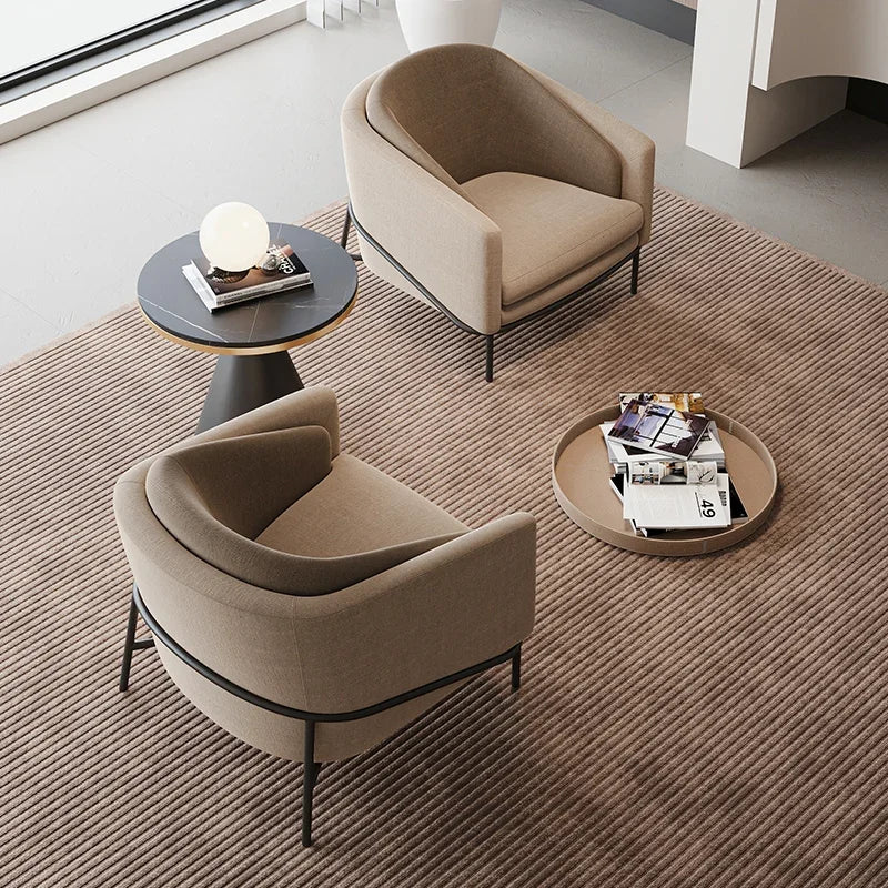 Living Room Chairs Modern Individual Armchairs Relaxing Chair Chaise Lounges Design Armchair Accent Floor Vanity Home Furniture