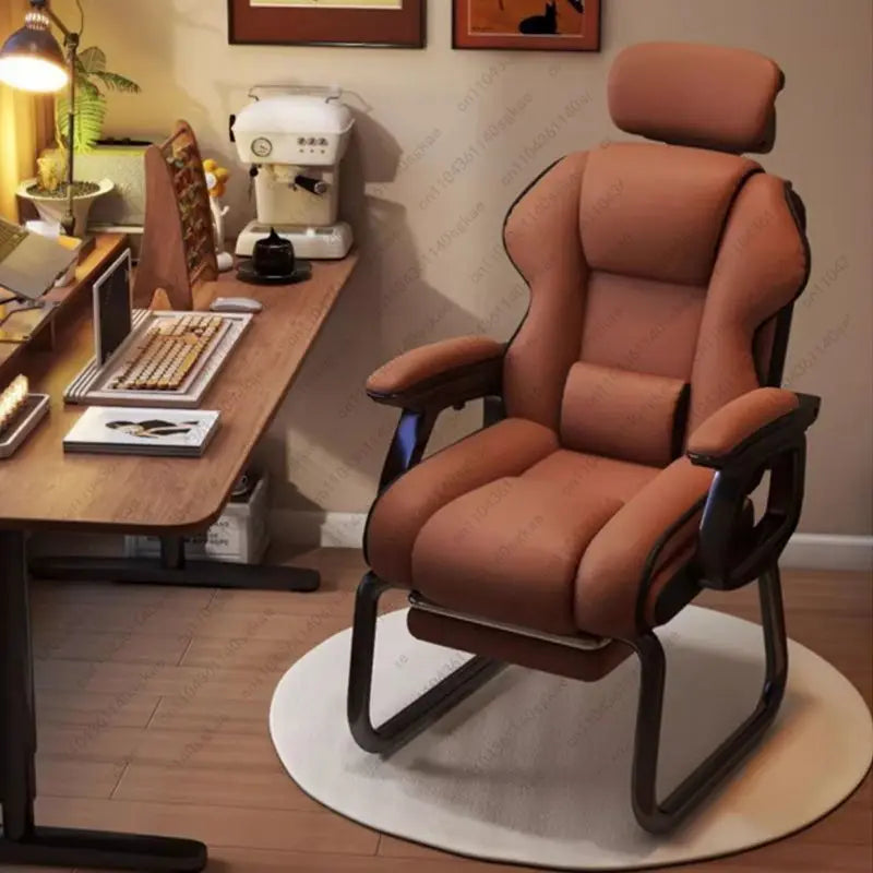 Bow-shaped home computer chair reclining sofa chair