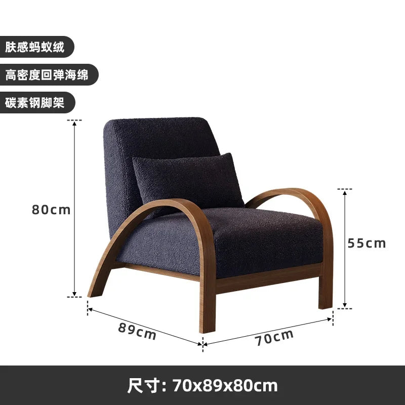 Lounge Vanity Living Room Chair Makeup Office Nordic Vanity Chairs Gaming Arm Fishin Designer Wood Sillon Postmodern Furniture
