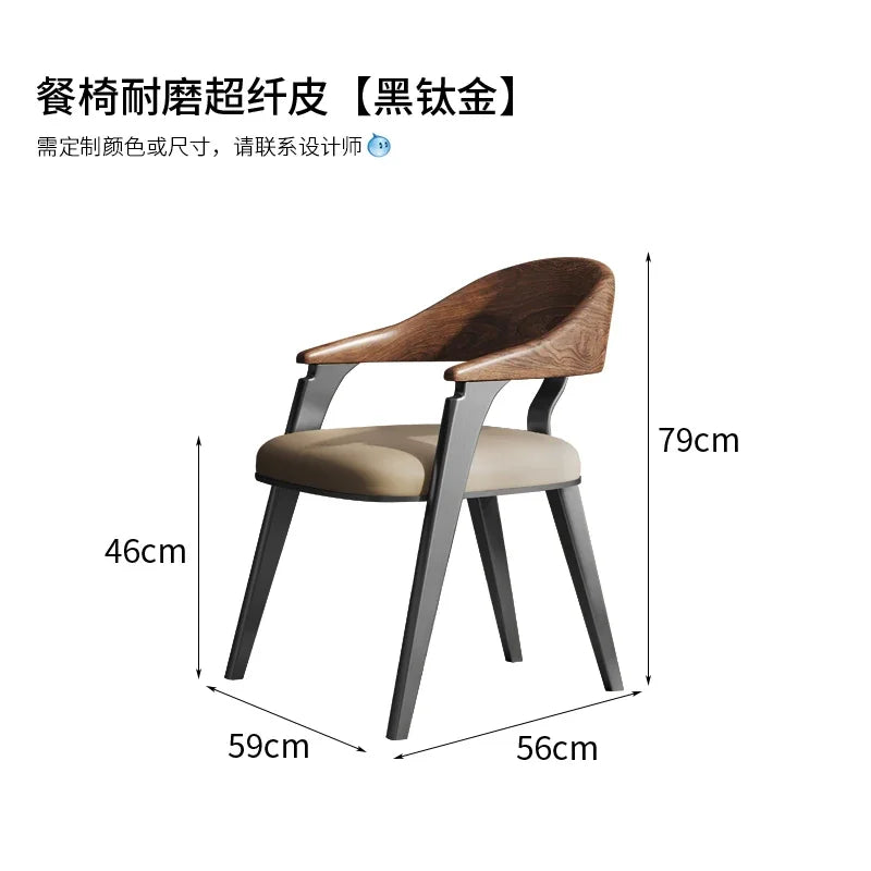 Designer Kitchen Dining Chairs Nordic Luxury Living Room Mobile Dining Chair Restaurant Modern Sedie Da Pranzo Home Furniture