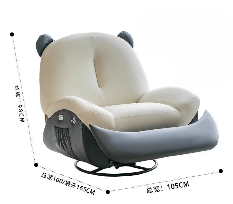 Electric Single Sofa Massage Rocking Chair Cream Wind Living Room Intelligent Leisure Lazy Sofa Can Sleep Chaise Lounge Sofa