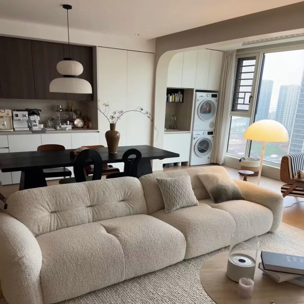Waterproof Modern Living Room Sofas Luxury Nordic Corner Reclining Sofa Relaxing Elegant Chaises De Salon Furniture Decoration